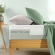 ZINUS 10 INCH GREEN TEA LUXE MEMORY FOAM MATTRESS QUEEN PRESSURE RELIEVING