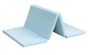 SINGS Mattress 4-Fold Light Blue Single Medium Firmness Mattress S