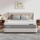Mattress Queen 12 Inch Hybrid Cooling Gel Memory Foam Grey NAMS12QGYV36 Novilla