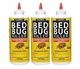 Harris HDE-8 Bed Bug Powder Diatomaceous Earth, 8oz, Yellow Pack of 3