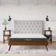 Modway Aveline 6" Modern Style Memory Foam King Mattress in White
