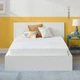 SIMMONS - GEL MEMORY FOAM MATTRESS - 7 INCH, FULL SIZE, FIRM FEEL - WHITE