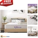 Luxury 8-Inch Queen Memory Foam & Innerspring Mattress - Medium Firm Comfort