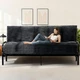 feliz home 10" Futon Mattress Queen Size,Futons Sofa Couch Bed Straps BlackQueen