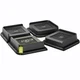 Yookwutar Bed Risers 1 inch, 2 3 4 6 1 Inch, Black 4 Pack
