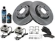 Front Brake Pad and Rotor and Wheel Hub Kit For 2002-2005 GMC Envoy XL ZX284RQ