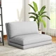 LIFERECORD SF-BC461 Convertible Sofa Bed Sleeper Chair, 4 in 1, Grey