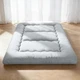 Futon Mattress Twin 79 L x 39 W Foldable Portable Washable Cover Gray DUMOS Size