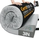Memory Foam Camping Mattress Pad 75x54x3 Full Grey Portable Roll Up CYMULA Floor