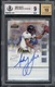 Ashley Lelie 2002 Topps Finest Rookie Auto  #118 SER NO. 0041/1200 BGS 9
